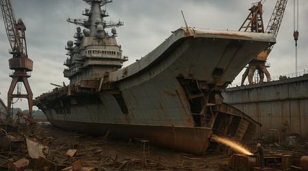 Admiral Kuznetsov kan naar de schroot: Rusland stopt met de reparatie van zijn enige vliegdekschipkruiser