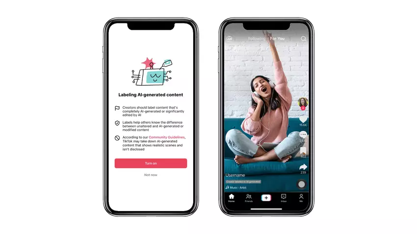 TikTok heeft nieuwe tools gelanceerd voor het labelen van video-inhoud die is gemaakt met kunstmatige intelligentie