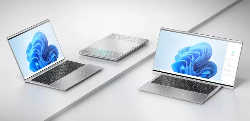 Oneindig laptopconcept onthuld: het scherm wordt vergroot door horizontale uitbreiding