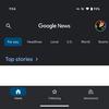 Voorbeeld van het herontwerp van de voettekst van Google News - afbeelding 1