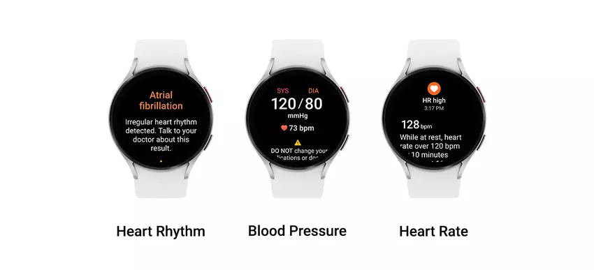 Gezondheidsfuncties in de Galaxy Watch-serie smartwatches