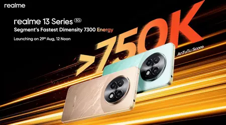 De realme 13 en realme 13+ krijgen de MediaTek Dimensity 7300 Energy-chip en debuteren op 29 augustus.