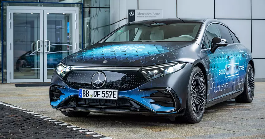 Actieradius van meer dan 1.000 kilometer: Mercedes-Benz is begonnen met het testen van de EQS met een solid-state batterij