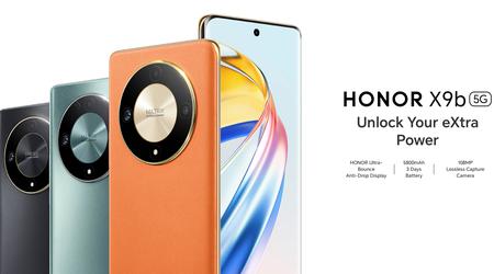 Honor X9b: 120Hz AMOLED-scherm, Snapdragon 6 Gen 1-chip, 108 MP camera en 5800 mAh batterij