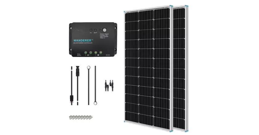Renogy draagbaar zonnepaneel 200w