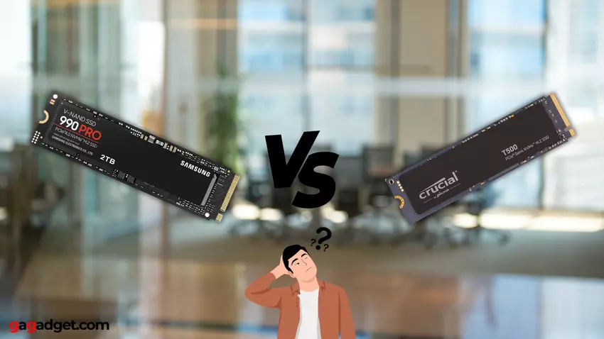 990 Pro vs T500 vergelijking