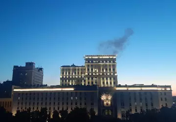 Onbekende drones probeerden het gebouw van ...