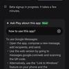 Google Play-interface met Vraag Play-mogelijkheid