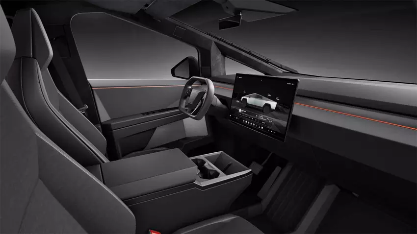Tesla Cybertruck Long Range interieur