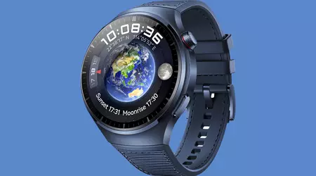 Huawei heeft de Huawei Watch 4 Pro Ocean Blue onthuld met een blauwe kast en een bandje van visnet.