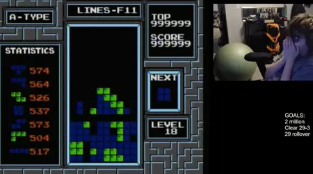 De 13-jarige Willis Gibson uit de VS is de eerste persoon die AL het Tetris-spel heeft voltooid (video)