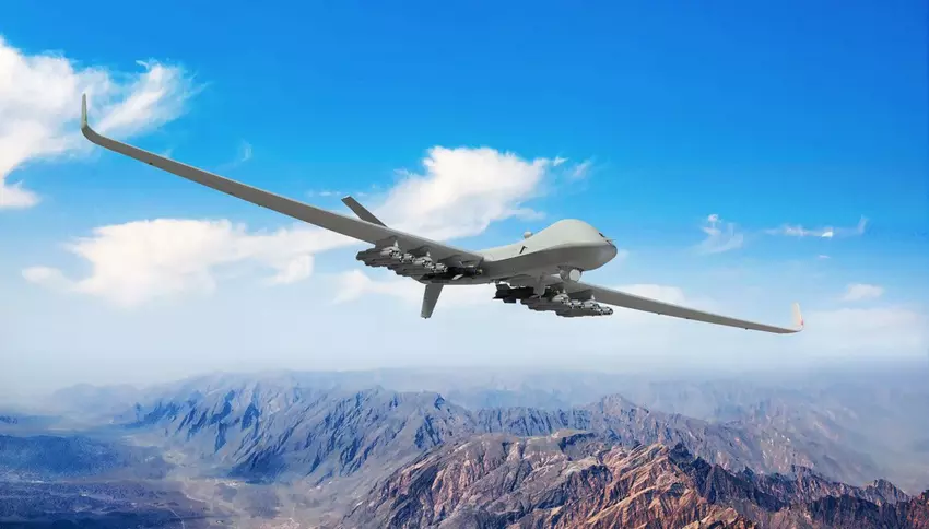 Oekraïense AN-124 vliegtuigen leverden de eerste gemoderniseerde Protector RG Mk1 drone voor de Royal Air Force aan het VK