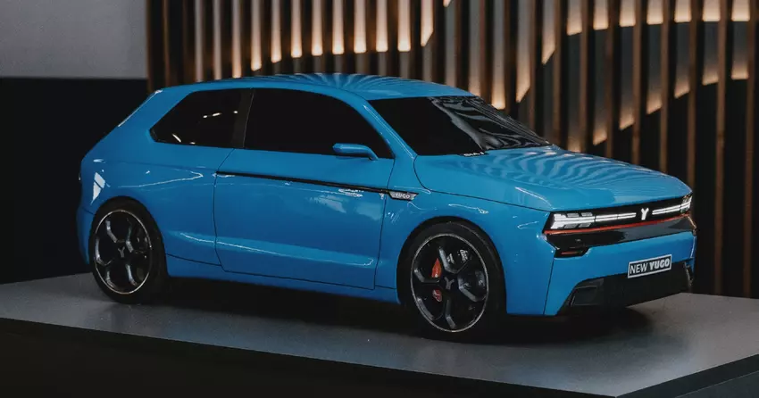 Yugo keert terug: compact hatchback-concept onthuld