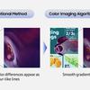 Een voorbeeld van hoe het Color Imaging-algoritme werkt