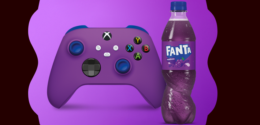 Xbox en Coca-Cola brengen een serie controllers uit geïnspireerd op de populairste Fanta-smaken, zoals sinaasappel en druif