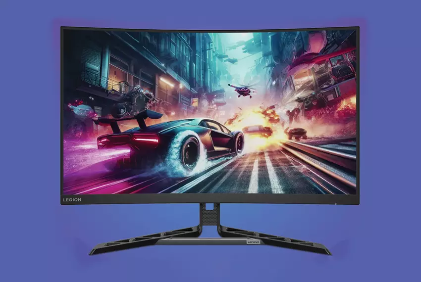 Lenovo Legion R32qc-30: Gamingmonitor met gebogen QHD-scherm en 180Hz-ondersteuning voor €349