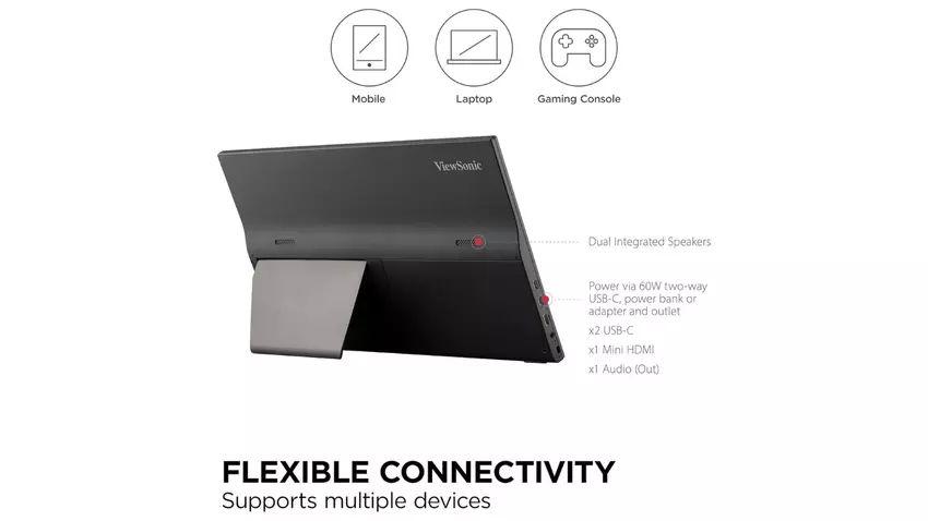 ViewSonic VA1655 draagbaar scherm voor werk