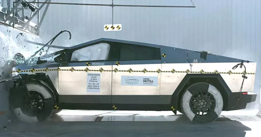 Tesla Cybertruck crashtest: elektrische pick-up krijgt vijf NHTSA-sterren
