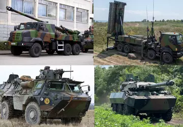 Caesar artilleriesystemen, SAMP/T SAM's, AMX10 RC ...