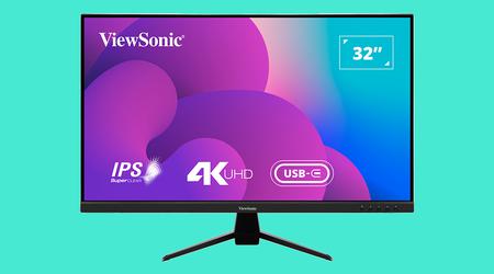 ViewSonic VX3267U: 32-inch 4K IPS-monitor met 65W Power Delivery-ondersteuning 