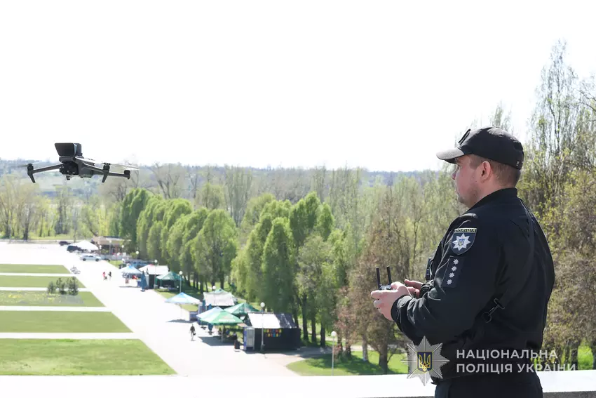 In Zaporizhzhia zullen de politie de stad patrouilleren met DJI Mavic 3-drones