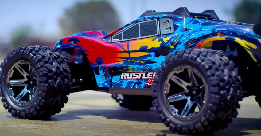 1:10 Traxxas Rustler snelle rc auto