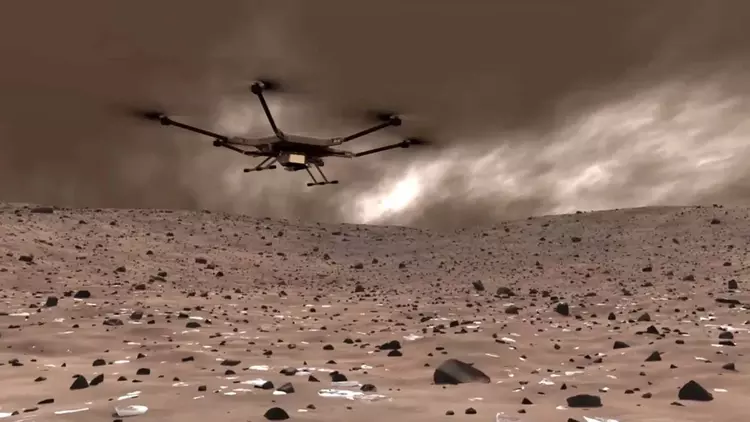NASA ontwikkelt Mars Chopper, een vliegende ...