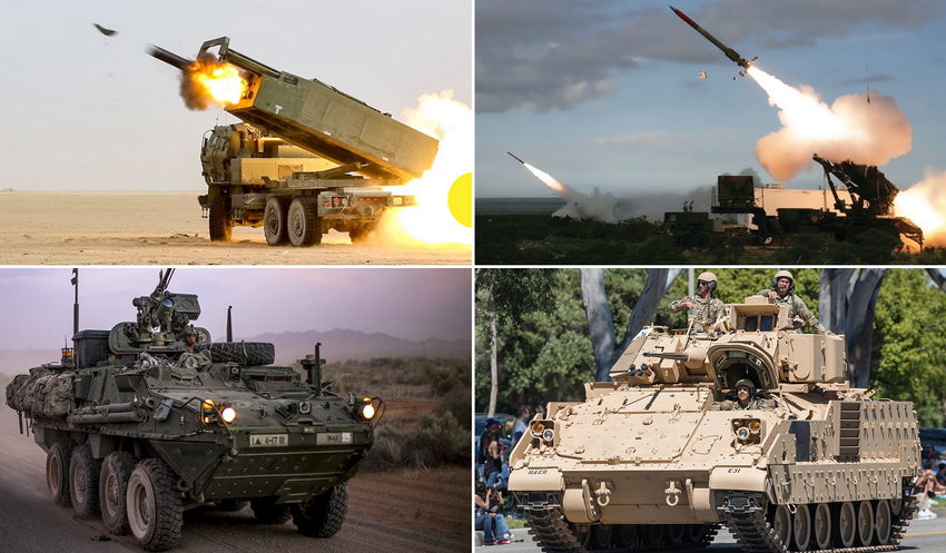 Patriot- en HIMARS-raketten, 64 Stryker- en M2 Bradley-pantservoertuigen, 31 nieuwe houwitsers, DPICM-clustermunitie - de VS kondigt een militair hulppakket van 800 miljoen dollar aan voor Oekraïne