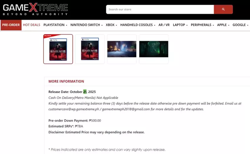 Vampire: The Masquerade - Bloodlines 2 cover.