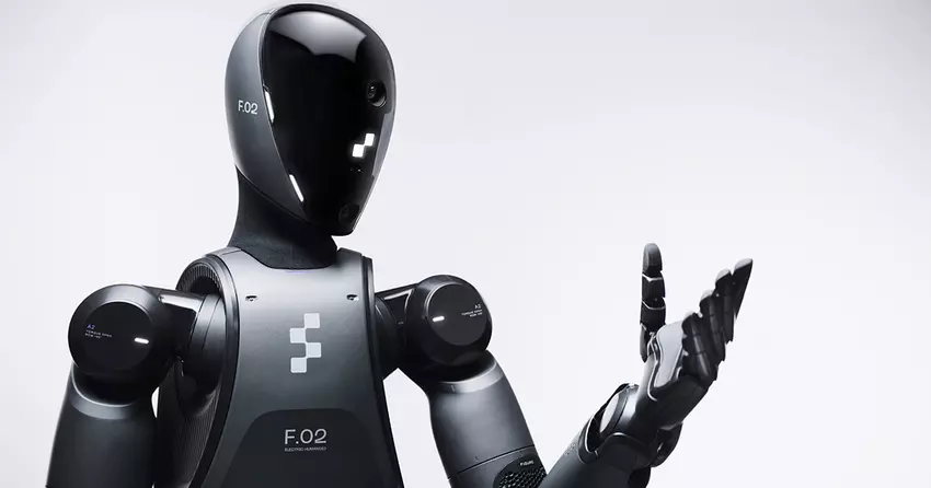 BMW heeft een robotmonteur laten zien die behendig metalen onderdelen laadt in een echte productiefaciliteit