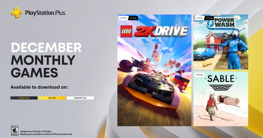 Sable, PowerWash Simulator en Lego 2K Drive: Sony kondigt drie games aan die alle PlayStation Plus-abonnees in december ontvangen