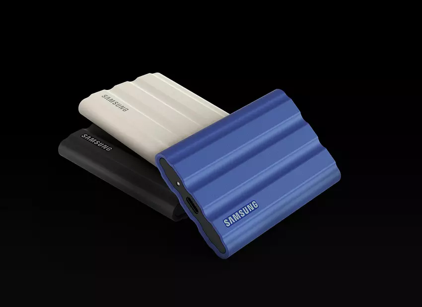 Samsung T7 Shield 4TB SSD met IP65 bescherming op een $160 korting