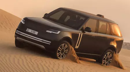 Range Rover Electric: nieuwe foto's van de woestijn-SUV