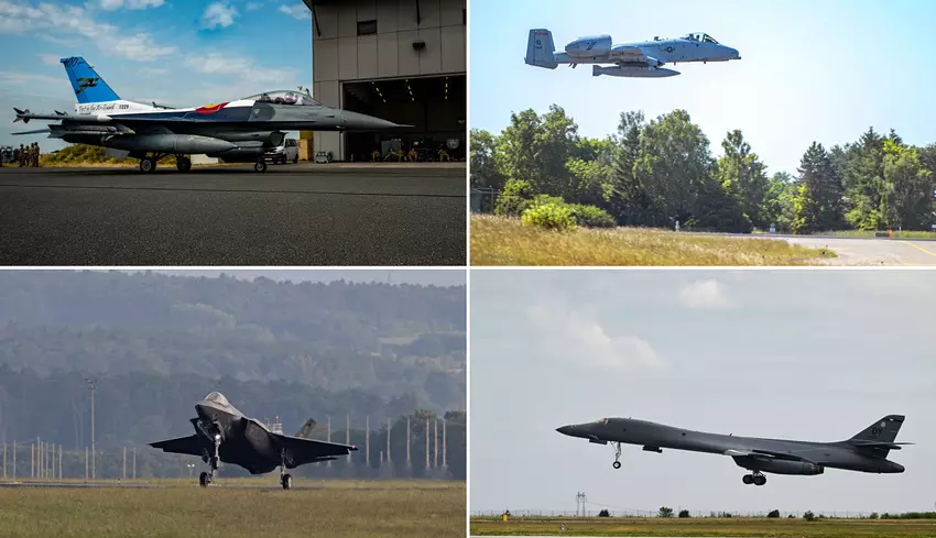 69 beste foto's van Air Defender 2023 - de grootste militaire oefening in de geschiedenis van de NAVO met tientallen vliegtuigen, waaronder F-35, F-15, F-16 en A-10.