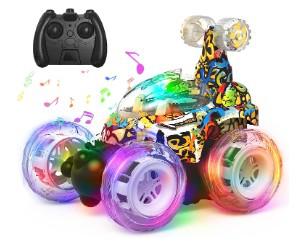 Kizeefun RC stuntauto met knipperende LED-lampjes
