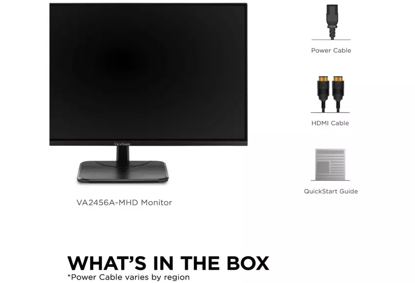 ViewSonic VA2456A-MHD 24 inch monitor voor kantoor