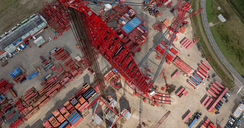 De krachtigste landkraan ter wereld is getest in volledig elektrische modus