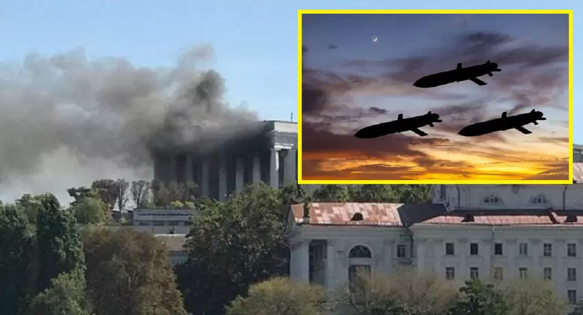 Oekraïense raketten vernietigen hoofdkwartier Russische Zwarte Zeevloot op de Krim