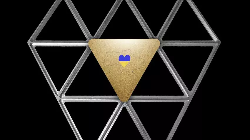 Brits ruimtevaartbedrijf stuurt kaart en vlag van Oekraïne naar de maan