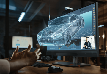 De Lenovo ThinkVision 3D-monitor gaat in ...