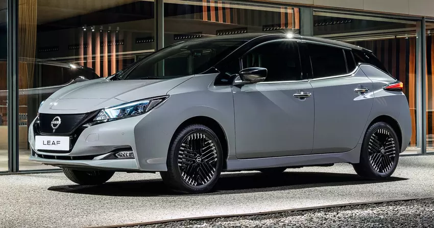 De Nissan Leaf van de tweede generatie (2022). Foto: Nissan Motor
