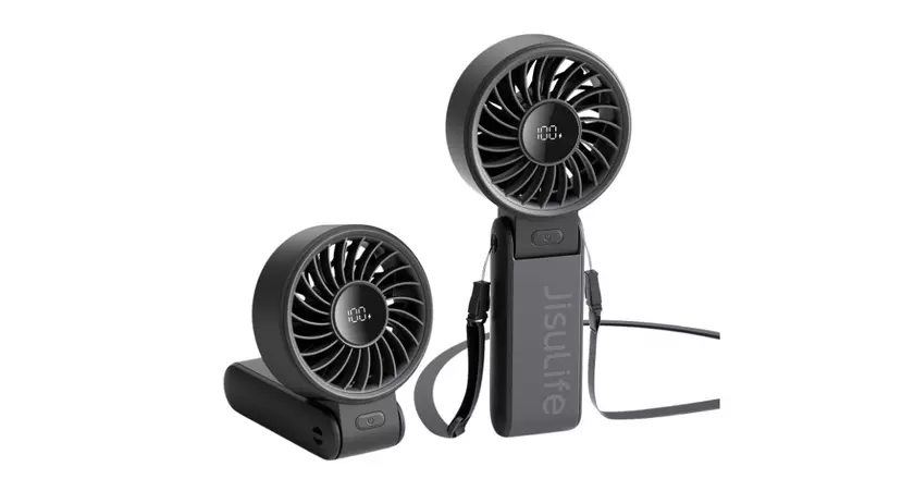 JISULIFE handheld ventilator Life7 draagbare ventilator voor golfkar