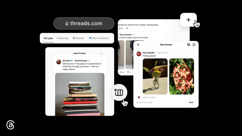 Threads is nu op Threads.com: Meta kondigt update aan voor gebruikers