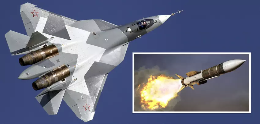 Ruslands Su-57 gevechtsvliegtuig van de vijfde generatie krijgt binnenkort lucht-luchtraketten om luchtdoelen binnen een straal van 300 kilometer te vernietigen.