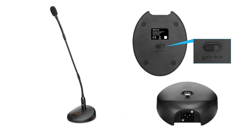 BOYA Desktop Gooseneck Condensator beste microfoon voor spreken in het openbaar