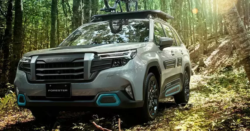 Subaru heeft een Japanse versie van de Forester onthuld met bodykits in de stijl van samoeraipantsers