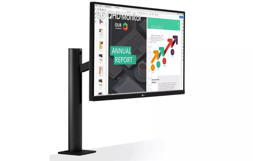 LG 27QN880-B verticale display voor ontwikkelaars
