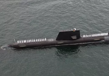 Een van de oudste dieselelektrische onderzeeërs ...