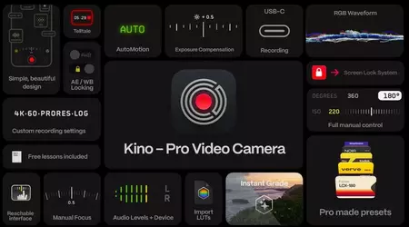 Halide Camera team lanceert Kino Pro Video app