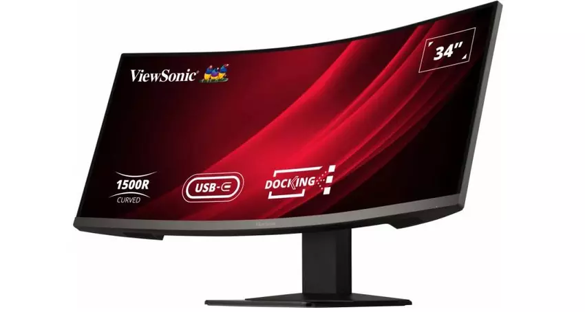 ViewSonic VG3419C - Gebogen UWQHD gamingmonitor met 120Hz framerate en 1500R kromtestraal